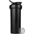 Blender Bottle Classic 45 oz. Shaker Mixer Cup with Loop Top Black