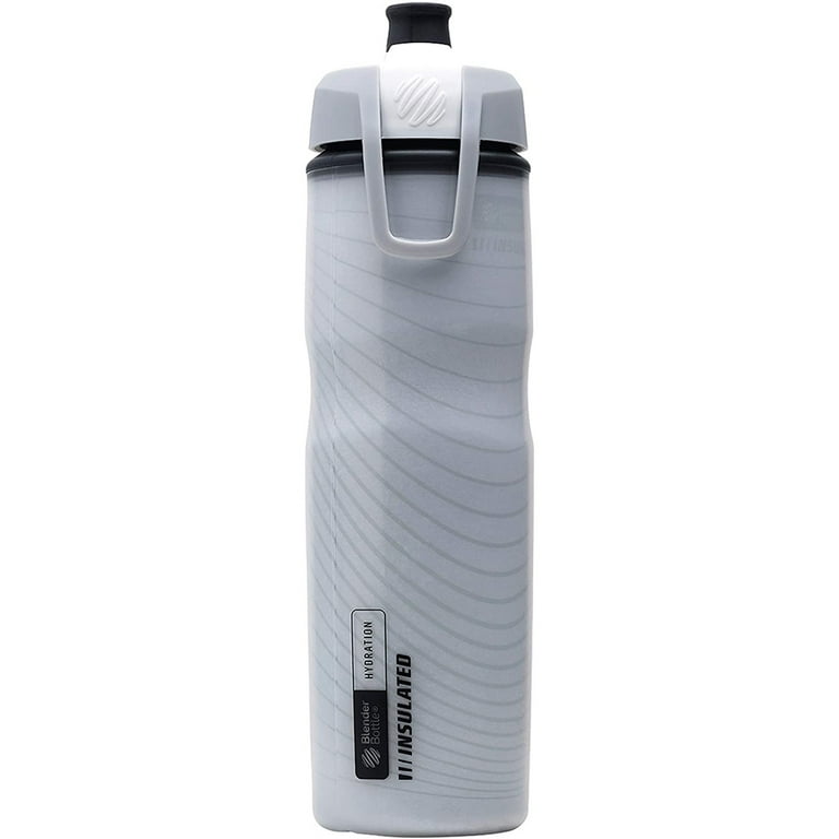 BlenderBottle Hydration Halex Bottle - Gray/White 24 oz