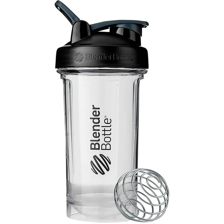 Workout Supplement Protein Shaker Bottle with Loop Mixer and Mixer Cups for  GYM
