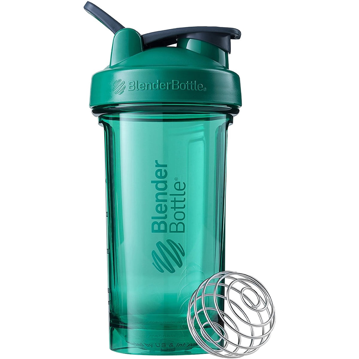 Blender Bottle Pro Series 24 oz. Shaker with Loop Top Emerald Green