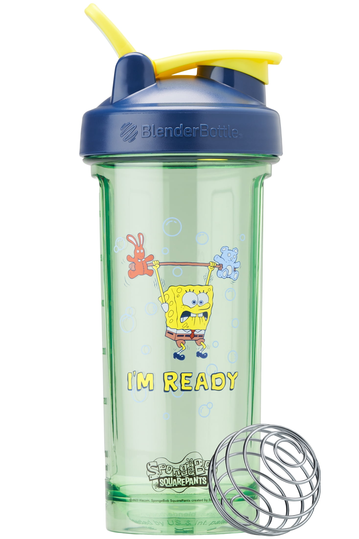 Blender Bottle Pro28 Shaker Cup 28oz SpongeBob I'm Ready