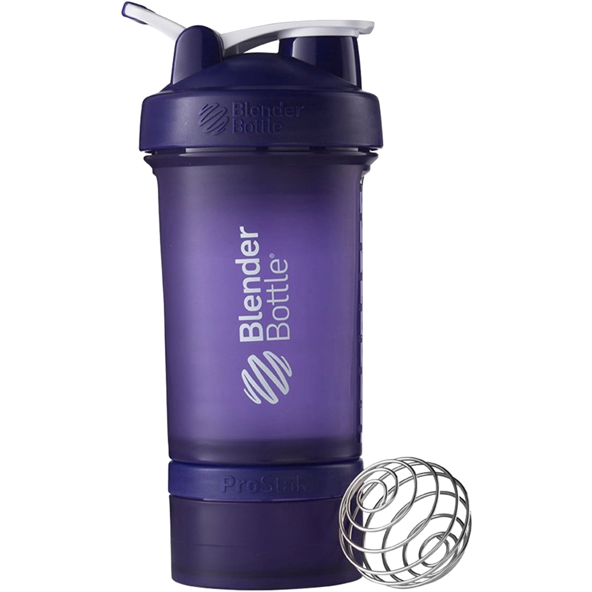 BlenderBottle 22oz ProStak Shaker with 2 Storage Jars FC White