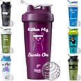 thumbnail image 1 of Blender Bottle x Forza Sports 28 oz. Classic Shaker - Kitten My Swole On, 1 of 3