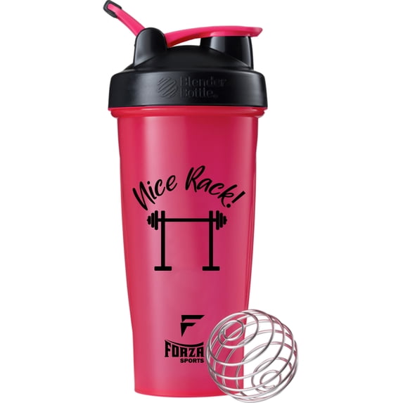 Blender Bottle x Forza Sports Classic 28 oz. Shaker - Nice Rack! - Pink