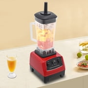 Blender, Commercial Kitchen Food Blender, Smoothie Blender, Used For Milkshake Crushing Frozen Dessert Soup red