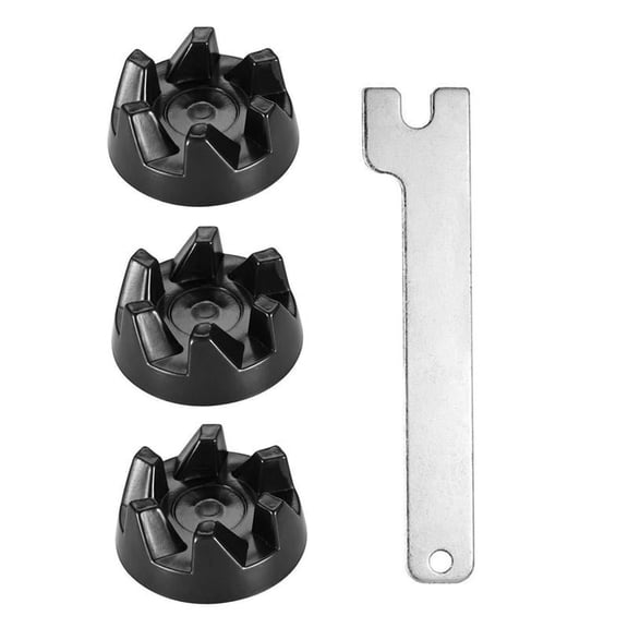 Blender Coupler Kit with Wrench for KitchenAid 5-Speed Blender, 3 Pack Replacement Parts WP9704230, 6 Rubber Teeth Coupling for KSB5WH4 KSB5 KSB3
