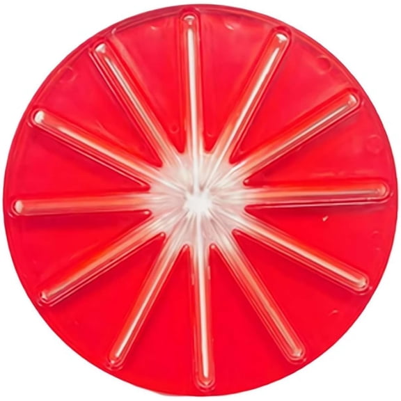 Blender Cream Scraper Accessory, Stand Mixer Heads Scraper, Attachments Wipers for 6-Wire Whisks Anti-Splatter Baffle for Kitchen Aid 4.5qt and 5qt Tilt-Head Mixers Accessori(Clear) (Red)