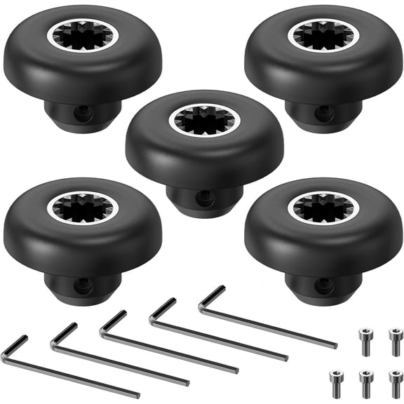 Blender Drive Socket Compatible with Vitamix, 5 Pack Drive Socket Replacement 891 802 15546 15547 Compatible with Vitamix Professional Series, Allen Wrench Included