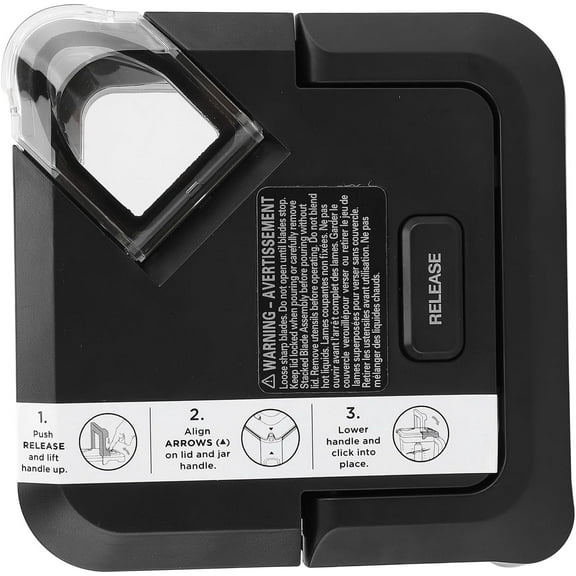 Blender Lid, Blender Locking Lid Replacement, Compatible with BL770 BL771 BL773 Pitchers, Square Top Cover Upper Lid, Food Processor Accessories