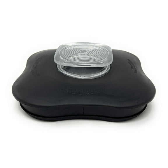 Blender Lid and Center Cap for Clover Leaf Shaped Oster Blender Jars [60-271] Black