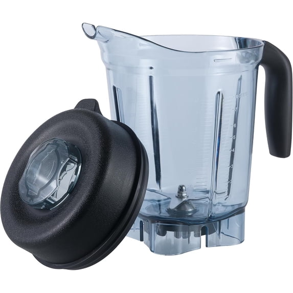 Blender Pitcher 64oz Low-Profile Fits Vitamix Container 6000, 6300, 6500, 7500