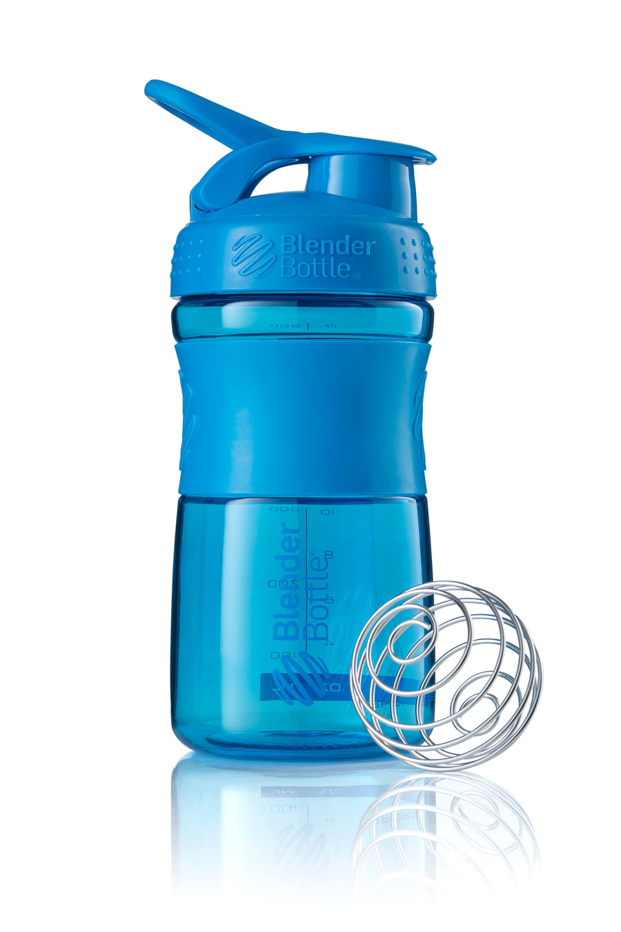 BlenderBottle SportMixer Twist Cap Tritan Grip Shaker Bottle, 20ounce, Plum