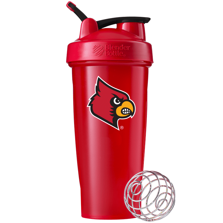 BlenderBottle 28oz Louisville Cardinal Classic Shaker Cup University of  Louisville Red 