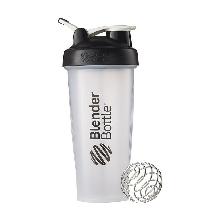 Shaker Bottle with Whisk Ball Blender by BariatricPal