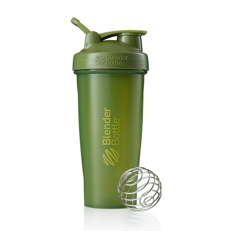 BlenderBottle Classic 28 oz Moss Green Shaker Cup with Flip-Top