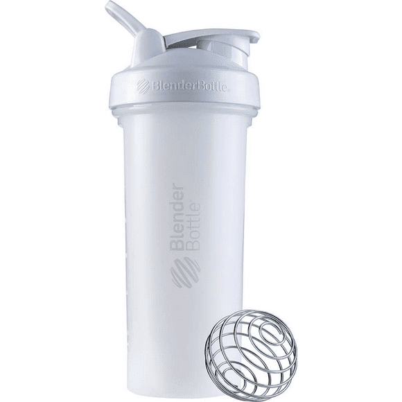 BlenderBottle Classic Shaker Bottle Perfect for Protein Shakes and Pre Workout, 28-Ounce, Black