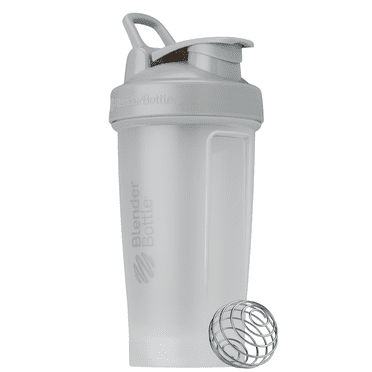 BlenderBottle Classic V2 24oz Clear Gray Plastic Shaker Cup