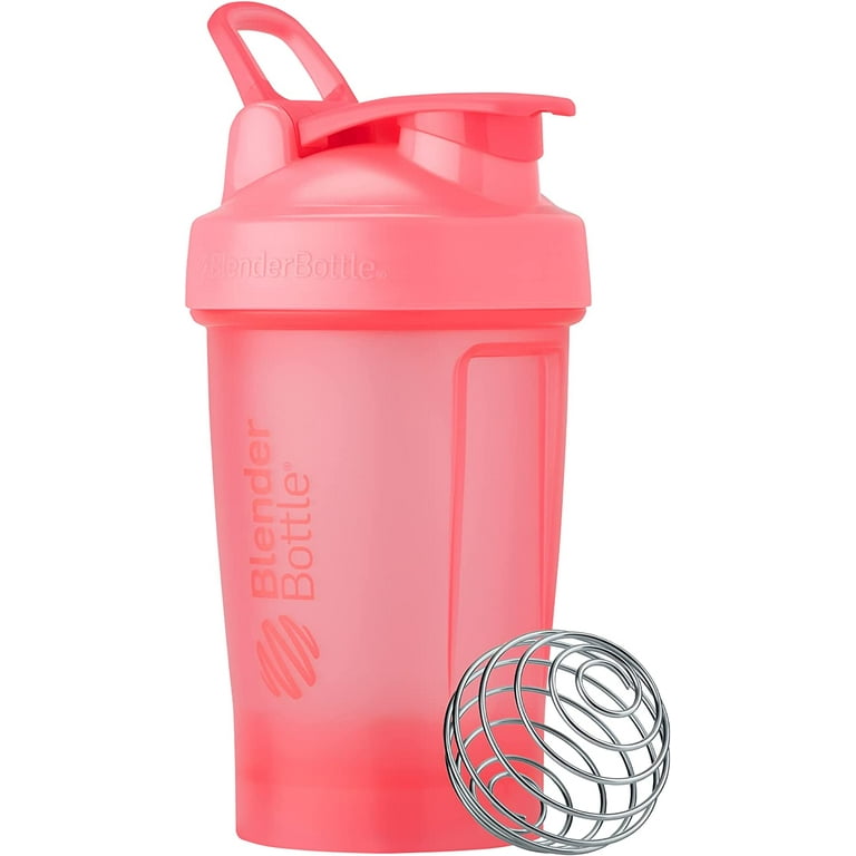 BlenderBottle Classic V2 Shaker Bottle Perfect for Protein Shakes and Pre  Workout, 20-Ounce, Light Pink