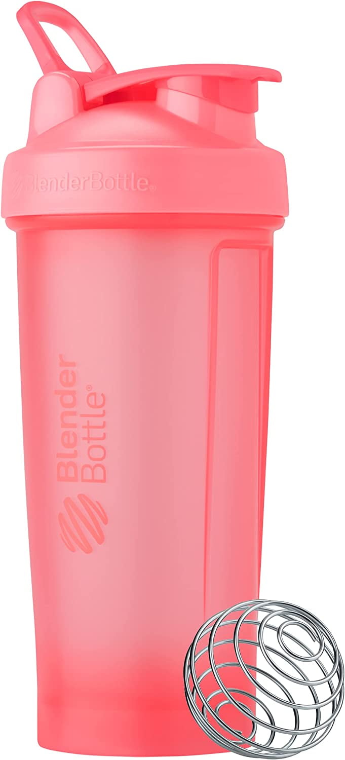 BlenderBottle Classic V2 Shaker Bottle Perfect for Protein Shakes and Pre  Workout, 28-Ounce, Light Pink 