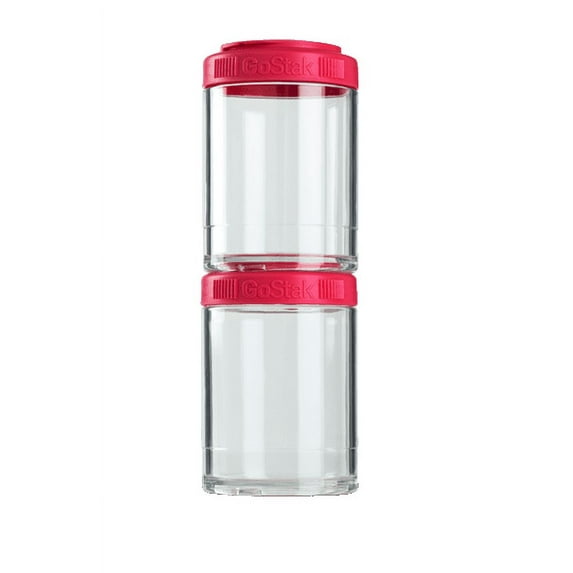 BlenderBottle GoStak Food Prep Snack Containers 150cc 2pk Pink