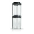 thumbnail image 1 of BlenderBottle GoStak Snack Mini Containers with Lids 150cc 2pk Black, 1 of 9