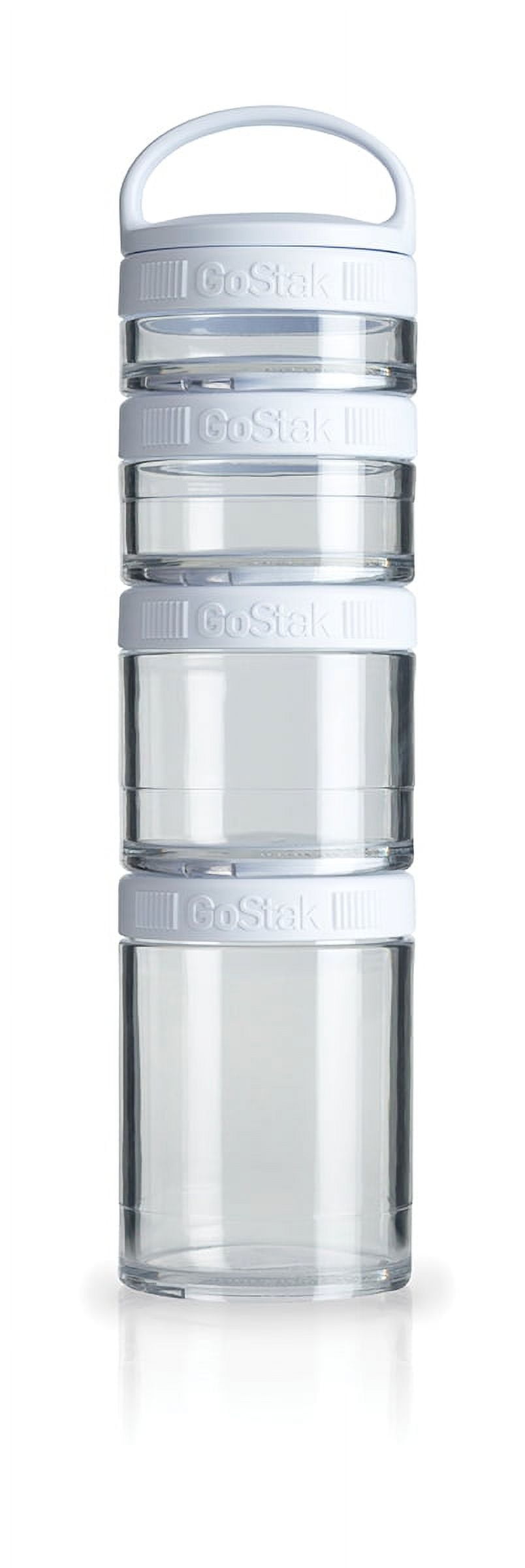 BlenderBottle GoStak Snacking Mini Containers Starter 4pk, White