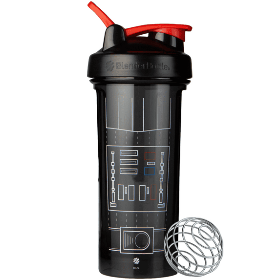 BlenderBottle Pro Series 28 oz Black Shaker Cup with BlenderBall Whisk