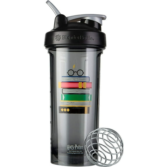 BlenderBottle Pro Series Shaker Cup, 28oz, Black - Harry Potter Books