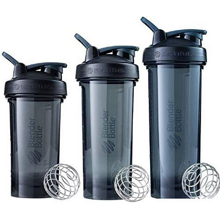BlenderBottle Shaker Bottle Pro Series Perfect for Protein Shakes and Pre  Workout, 32-Ounce, Black