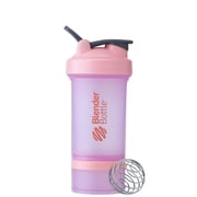 BlenderBottle ProStak 22 oz Shaker Bottle with Storage in Pink