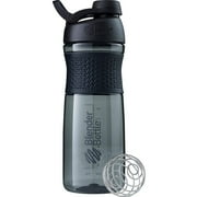 BlenderBottle SportMixer 28 oz Black Shaker Cup with Foldaway Loop
