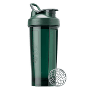 BlenderBottle Strada Shaker Bottle, 28 oz, Tritan Plastic, Leakproof Flip Cap, Wire Whisk Ball, BPA-Free, Green Viridian