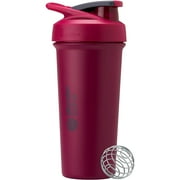 BlenderBottle Strada Sleek 25 oz Raspberry Stainless Steel Shaker Bottle