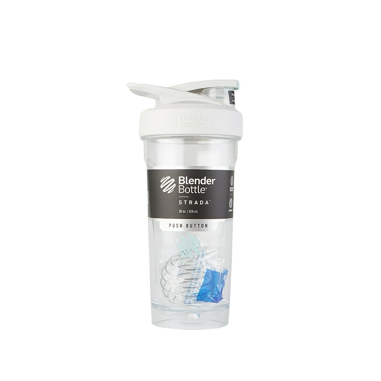 Blender Bottle Pro Series Shaker Cup Bottle 24OZ 2 Pack Leak Proof Blue &  Grey