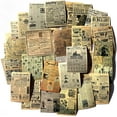 thumbnail image 1 of 35 Pieces Vintage Stickers for Scrapbooking,Vintage Newspaper Stickers for Journaling, Self Adhesive Decorative Sticker for DIY Arts, Cute Portable Sticker Book, 1 of 7