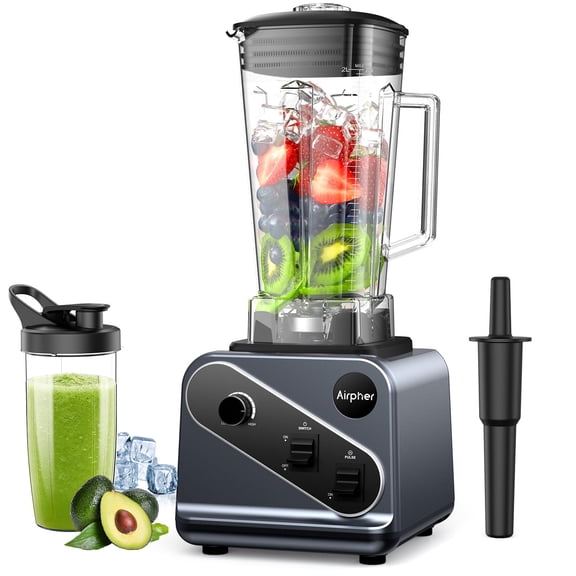 Blenders for Kitchen, 2000W Professional Blender, 68oz Large Capacity with 27oz To-Go cup, Smoothies Blender with 35000RPM to Make Soups, Jams, Fruit, Dishwasher Safe, BPA-Free, Valentine's Day Gift