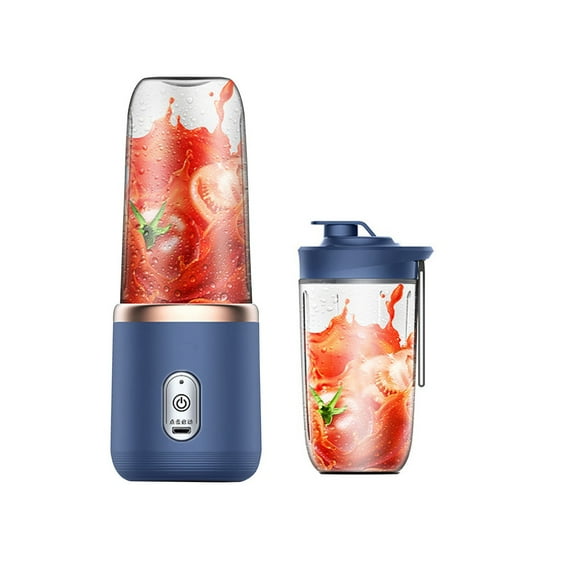 Blenders For Shakes And Fruit Juicer, USB Rechargeable Small Juicer,Handheld Blenders, Powerful Motor with 200W Power, 400ml Capacity with Dual Cups, Portable Design for On-the-go Use