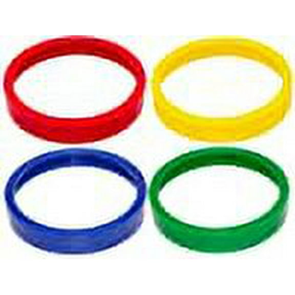 Blendin 4 Pack Colored Lip Rings, Compatible with Original Magic Bullet Blender Juicer 250W MB1001