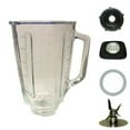 thumbnail image 1 of Blendin 5 Cup Square Top Glass Jar Assembly With Blade,Gasket,Base, and Lid. Compatible with Oster Blenders, 1 of 5