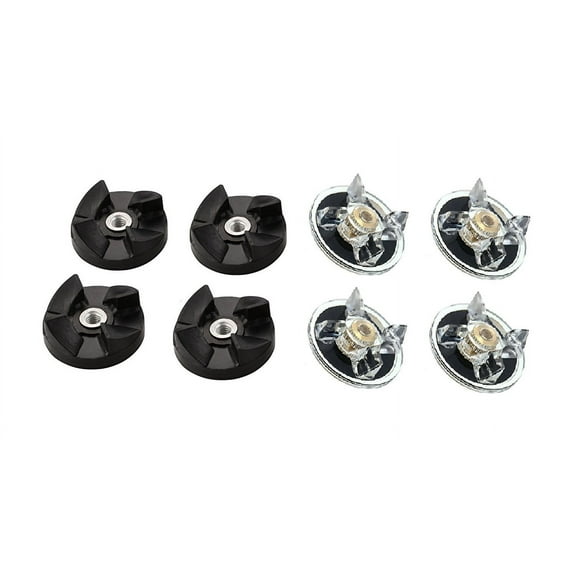 Blendin 8 Replacement Gears, Compatible with Original Magic Bullet, 4 Base Gears. 4 Blade Gears