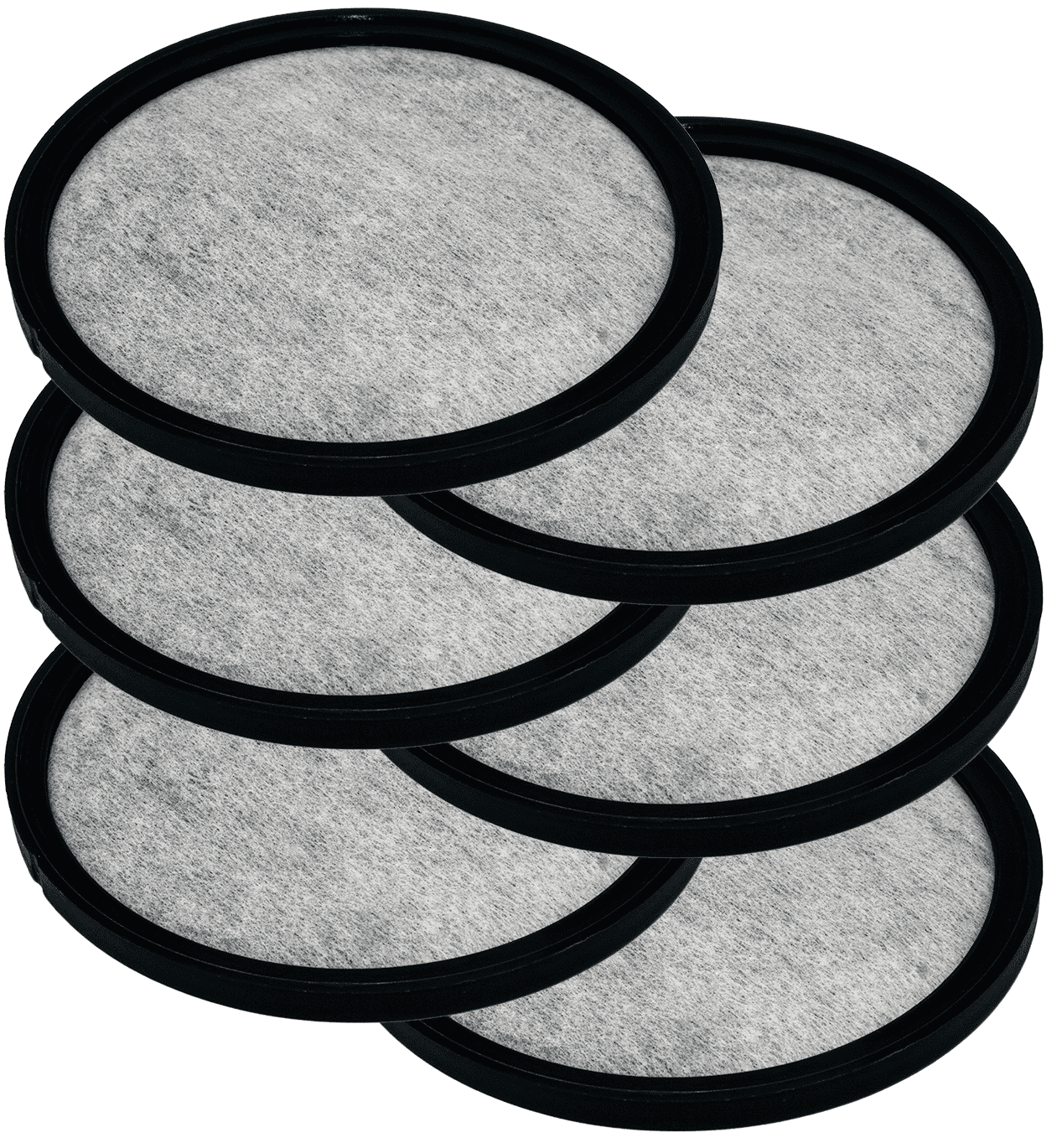 Blendin Charcoal Water Filter Disc, Compatible with Mr. Coffee WFF, 113035-001-000, FWA-500 (6 Pack)