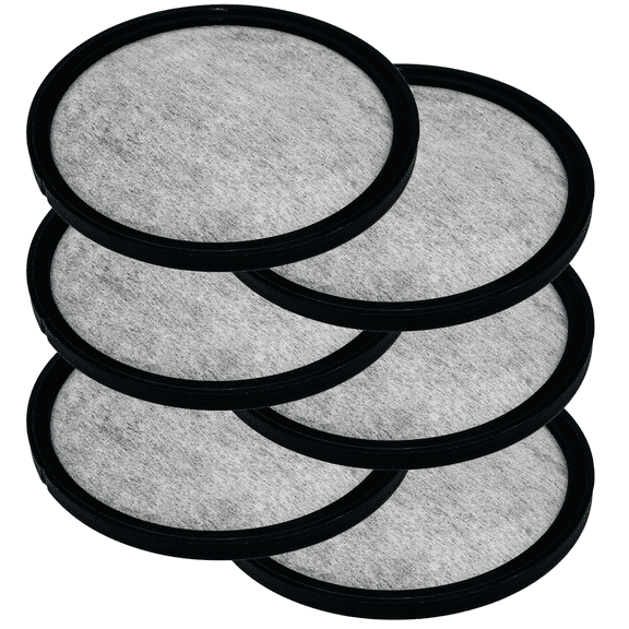 Blendin Charcoal Water Filter Disc, Compatible with Mr. Coffee WFF, 113035-001-000, FWA-500 (6 Pack)