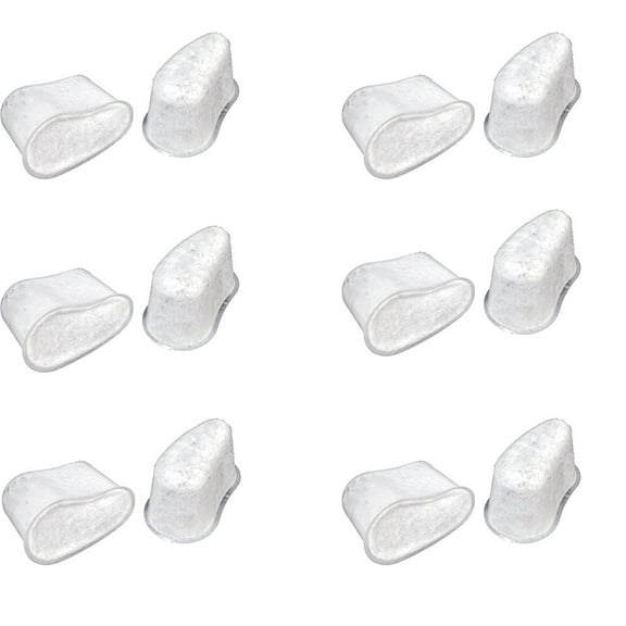 Blendin Charcoal Water Filters Replacement, Compatible with Krups Coffee Makers F4720057, 12 Pack