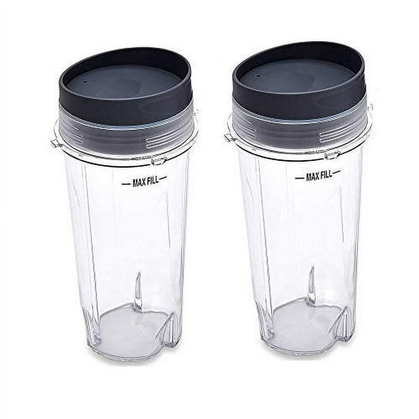 Blendin Pack of 2 Blender Cups for Ninja Replacement Parts Single Serve