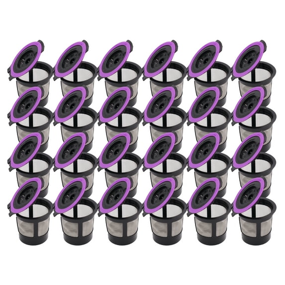 Blendin Single Reusable Refillable Coffee Filter Pod,Compatible with Keurig B40, B41, B44, B45, B50, B60, B65, B70, B75, B77, B79, K10, K40, K45, K60, K65, K70, K75, K77, K79 (24 Pack)