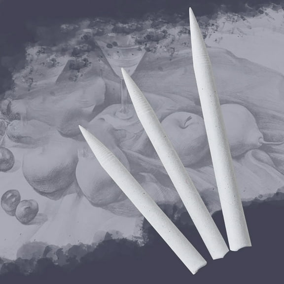 Blending Stump Tortillon (Art Sketching Tool, Drawing Smudger), Dense Paper Blending Stumps Create Smooth Graphite Gradients For Professional, Head Sketch Painting, By Meiiso