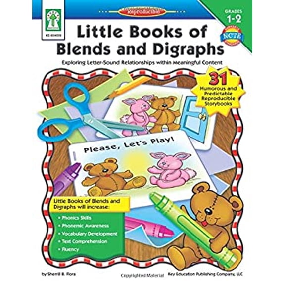 Pre-Owned Little Books of Blends and Digraphs: Exploring Letter-sound Relationships Within Meaningful Content (Paperback) 1933052090 9781933052090
