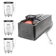 Blendtec Commercial Rapid Rinse Station + WildSide Jar 3-Pack