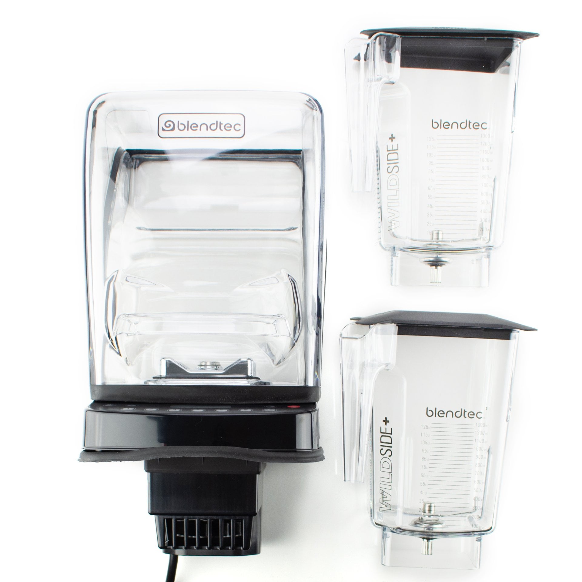 Blendtec Commercial Stealth 885 Blender + 2 WildSide Jars InCounter