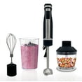 thumbnail image 1 of Blendtec - Immersion Hand Blender - Blender, Mixer and Food Processor - 3 in 1 Kitchen All Purpose Tool - Stainless Steel, 1 of 7